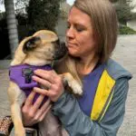 Woman with Pug